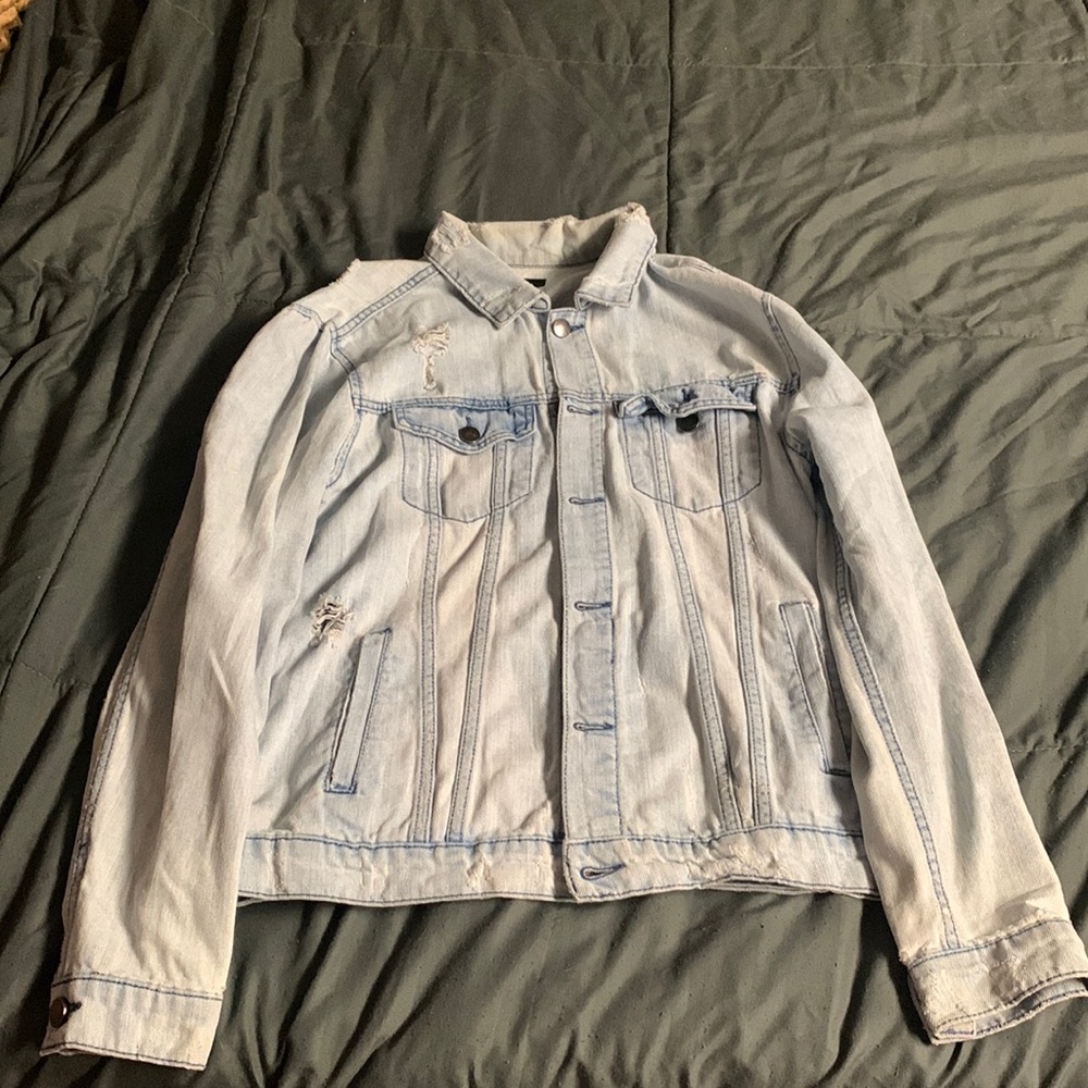 Ripped Jean Jacket